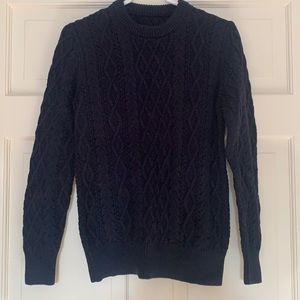 J. Crew fisherman style cable knit sweater